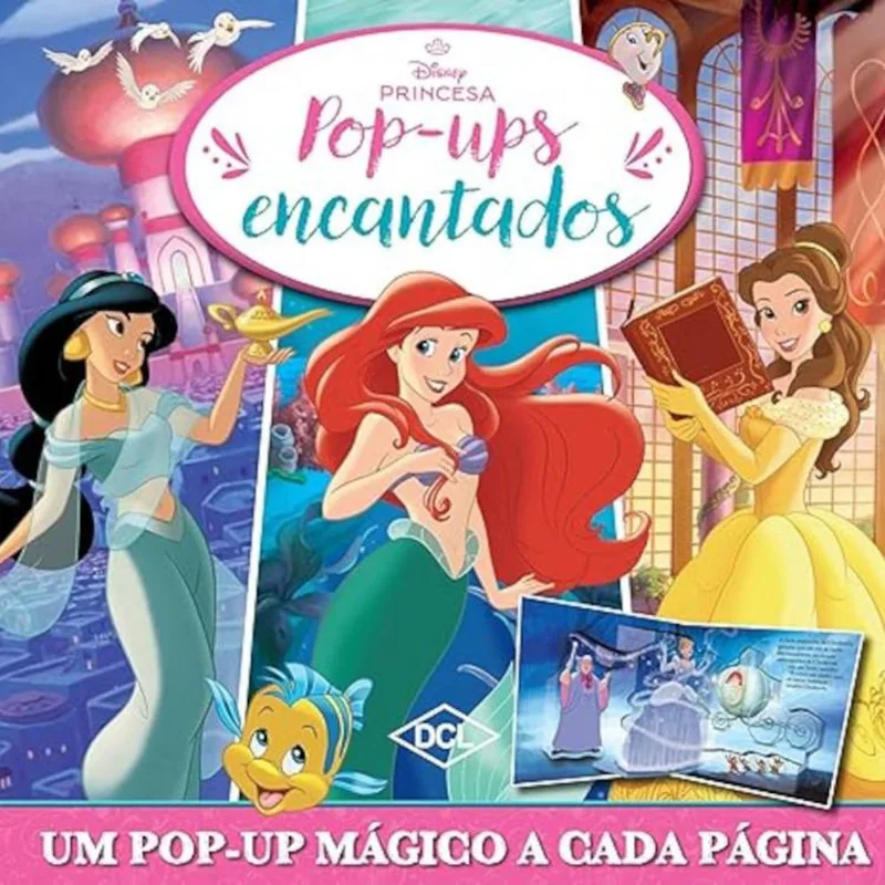 LIVRO DISNEY - POP UP - PRINCESAS (MP) - DCL