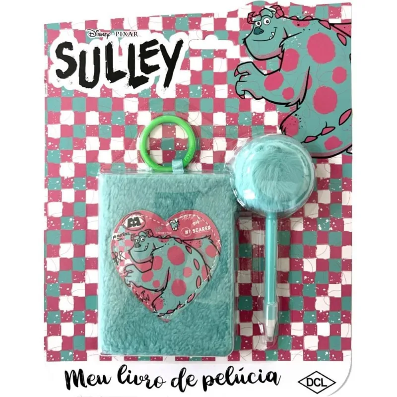 Livro Brinquedo Ilustrado Sulley Livro de Pelucia