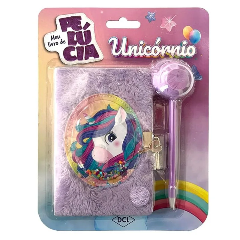 Meu Livro De Pelúcia Médio - Unicórnios