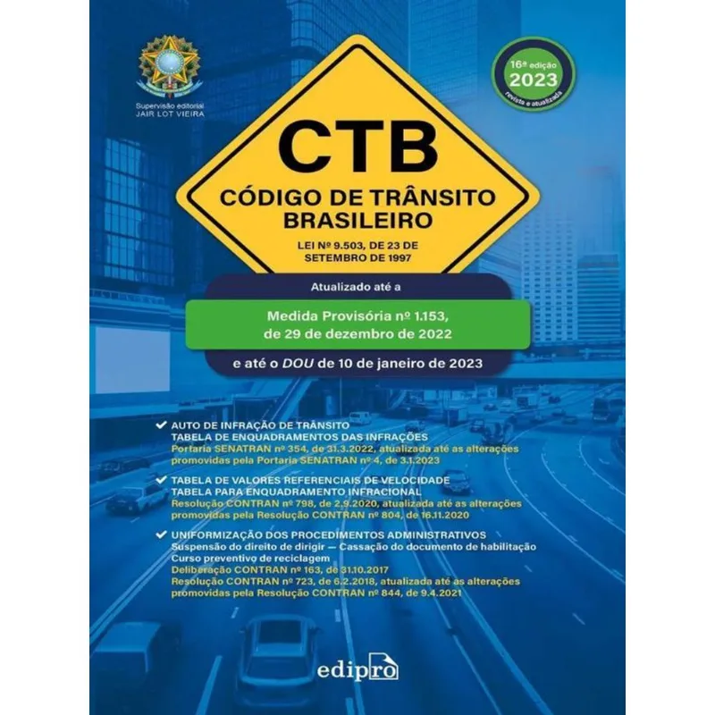 CÓDIGO DE TRÂNSITO BRASILEIRO 2023