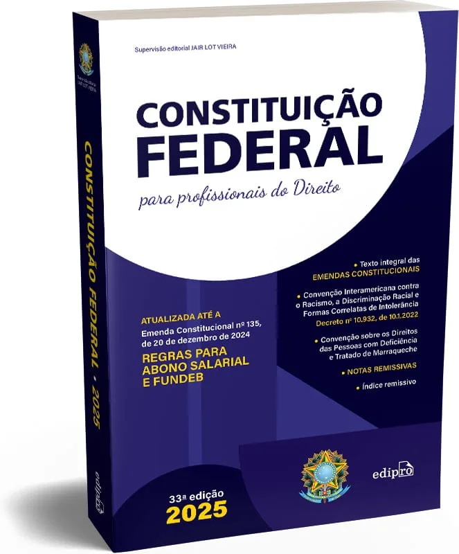 Constituição Federal 2025 Para Profissionais Do Direito - LC - Livros