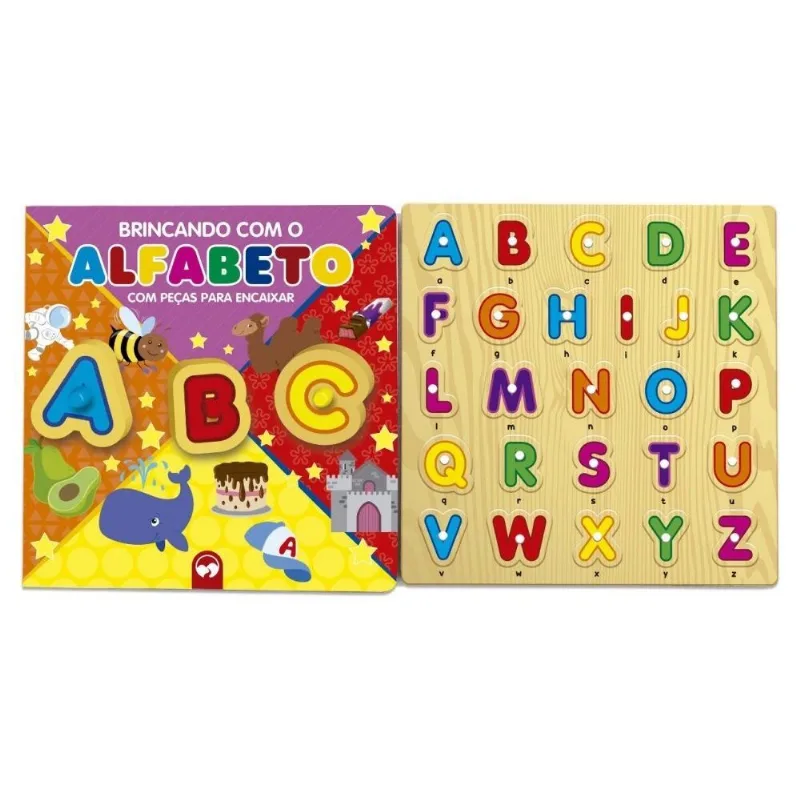 Brincando Com O Alfabeto - Peças Para Encaixar