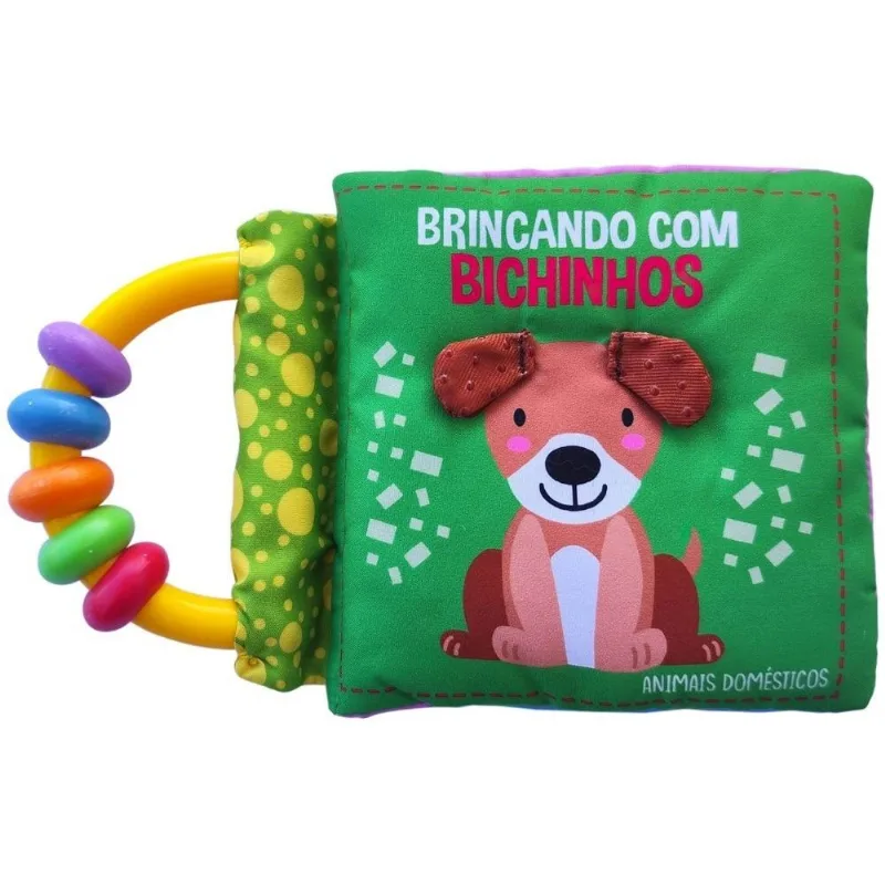 Livro Chocalho - Brincando Com Bichinhos