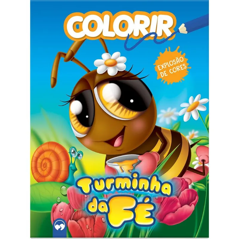 Livro De Colorir - Turminha Da Fé - Explosão De Cores
