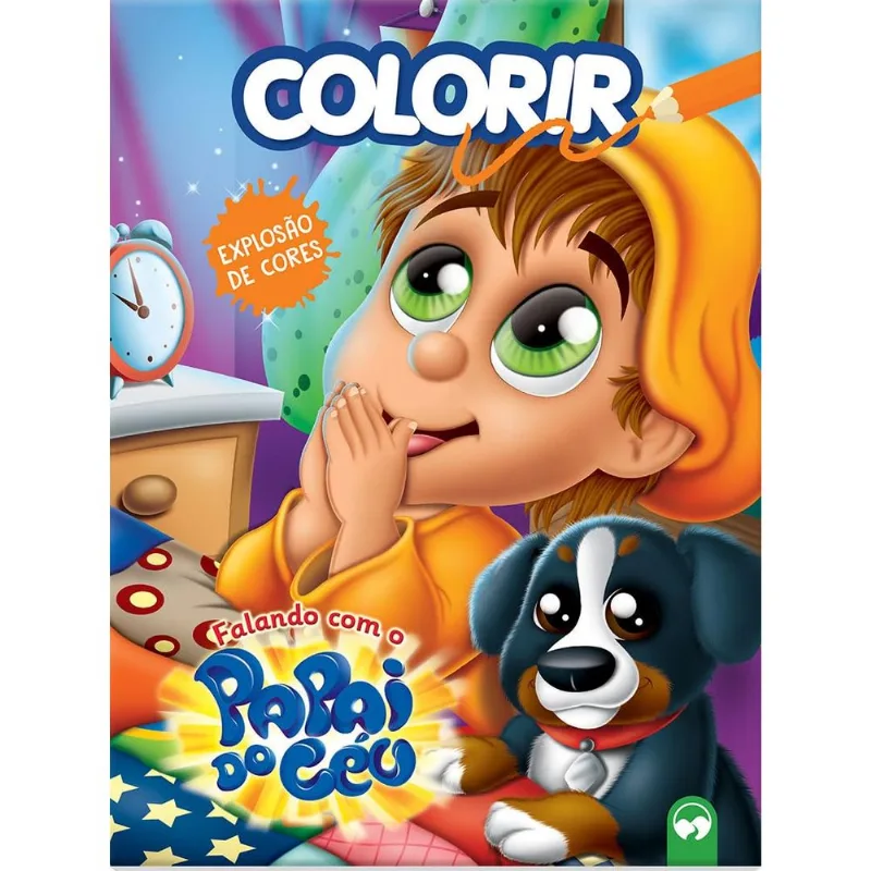 Livro De Colorir - Falando Com O Papai Do Céu - Explosão De Cores