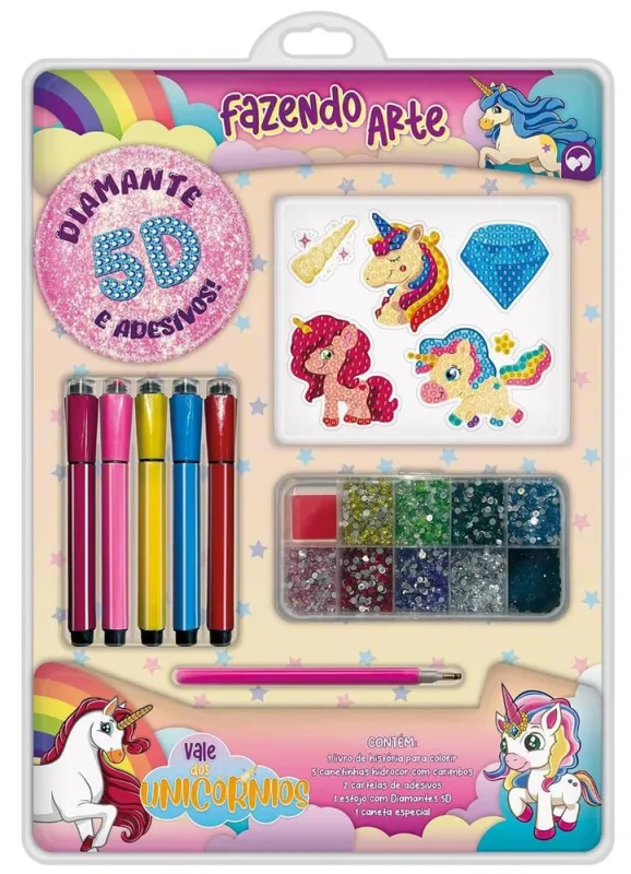 Fazendo Arte Diamante 5d - Vale Dos Unicórnios - LC - Livros