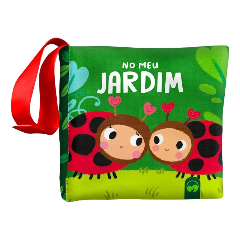 Livro De Pano Infantil - Bebê Feliz - No Meu Jardim