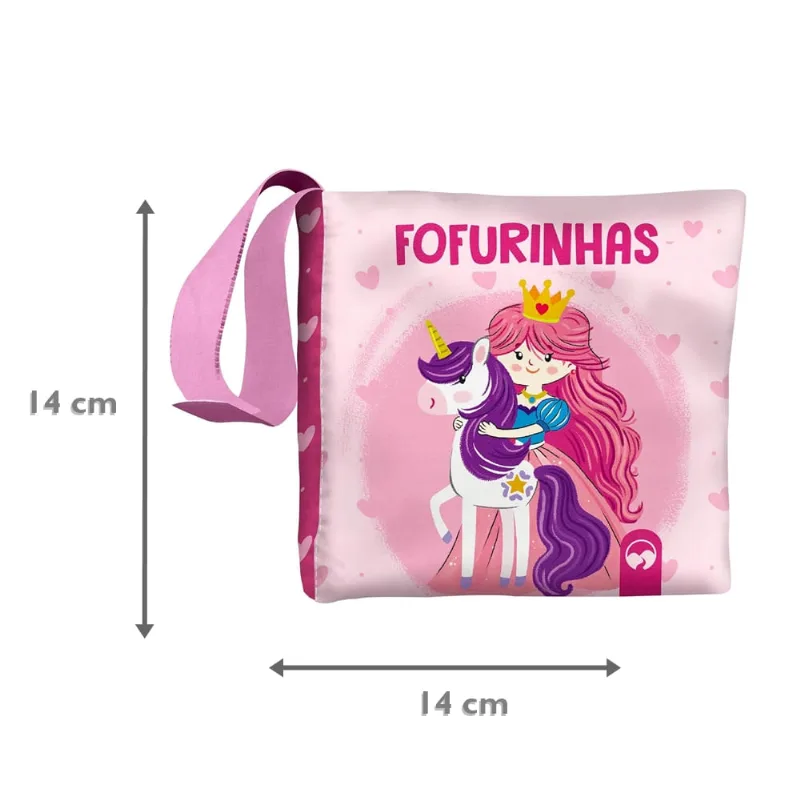 Livro De Pano Infantil - Bebê Feliz - Princesa Fofurinhas