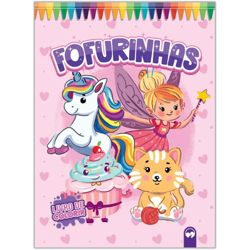 Livro Infantil Gigante De Colorir - Fofurinhas