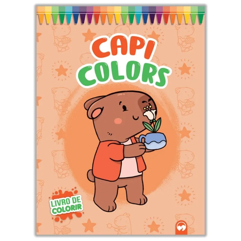 Livro Infantil Gigante De Colorir - Capi Colors