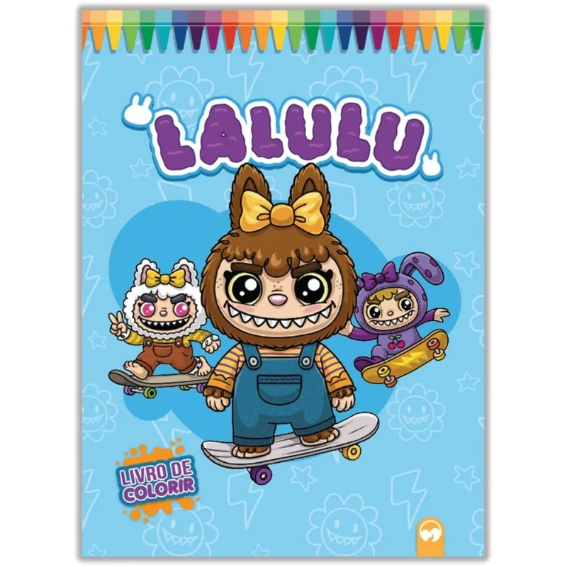 Livro Infantil Gigante De Colorir - Lalulu