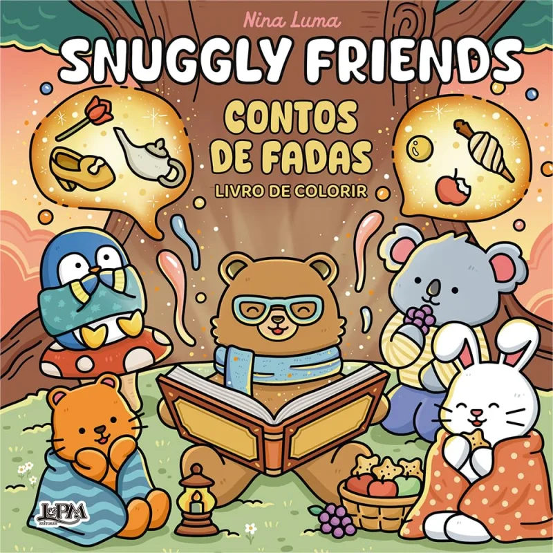 Snuggly Friends: Contos De Fadas - Livro De Colorir - LC - Livros