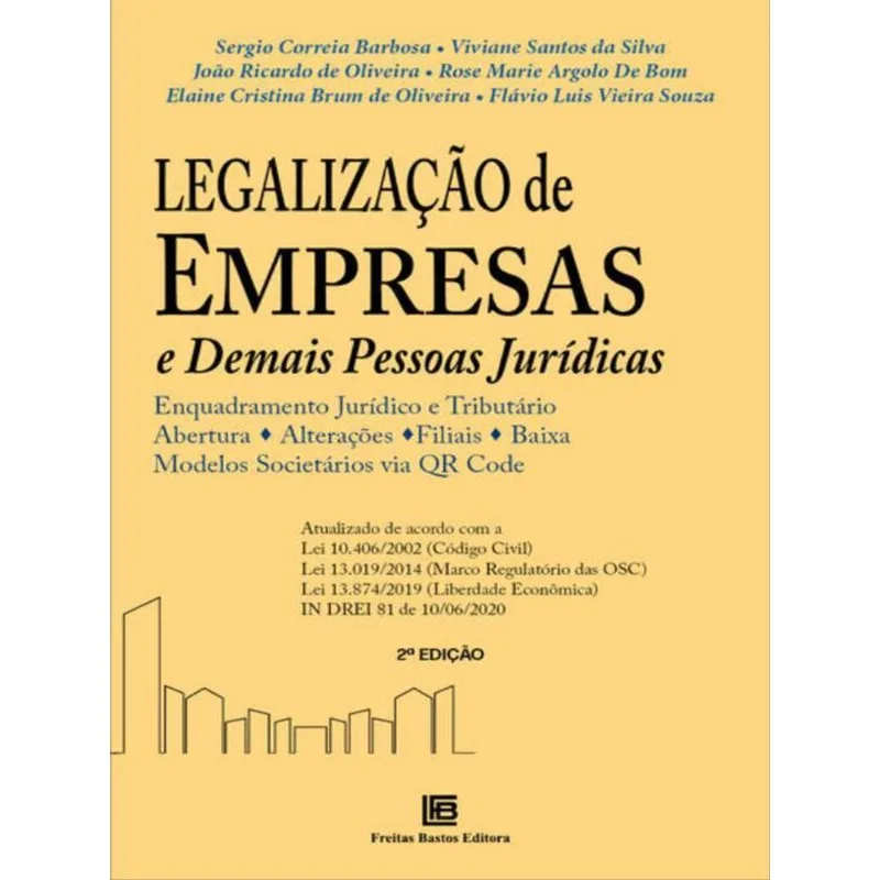 LEGALIZAÇÃO DE EMPRESAS E DEMAIS PESSOAS JURÍDICAS