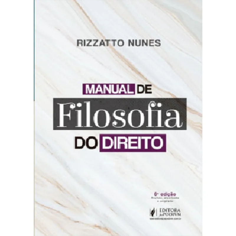 MANUAL DE FILOSOFIA DO DIREITO - 2021