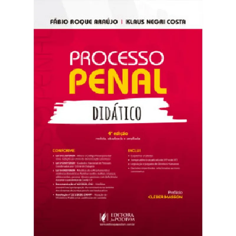 PROCESSO PENAL DIDÁTICO - 2021