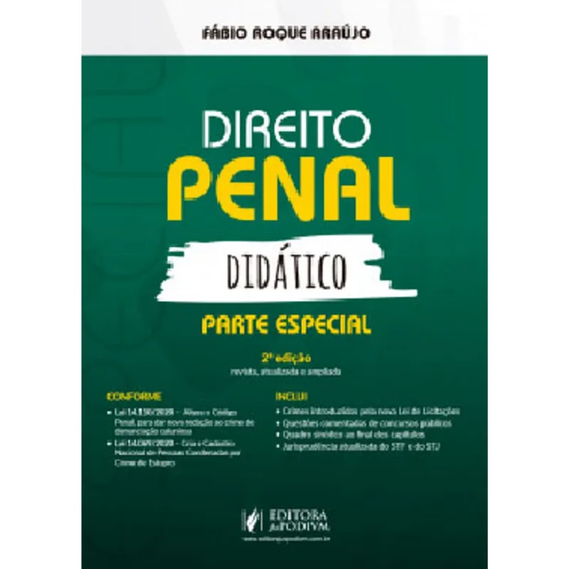 DIREITO PENAL DIDÁTICO - PARTE ESPECIAL - 2021