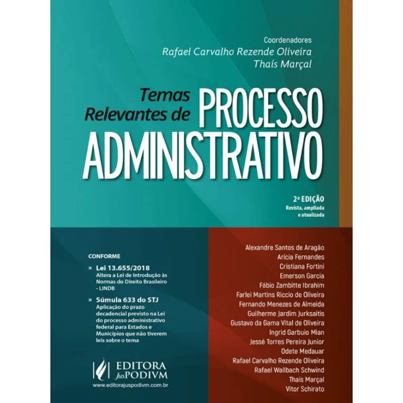 TEMAS RELEVANTES DE PROCESSO ADMINISTRATIVO - 2022