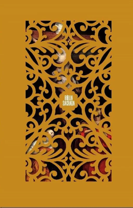 Bíblia Sagrada Nvi - Capa Dura - Dourada - Leitura Perfeita - LC