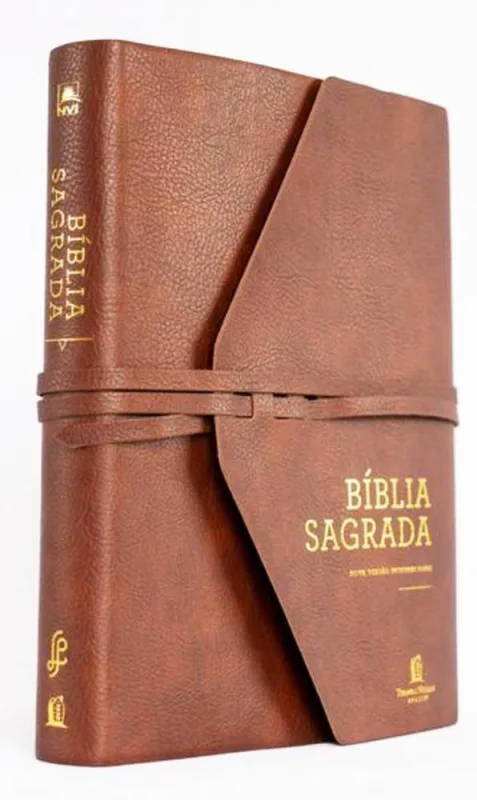 Bíblia Nvi - Couro Soft - Marrom Artesanal - LC - Livros