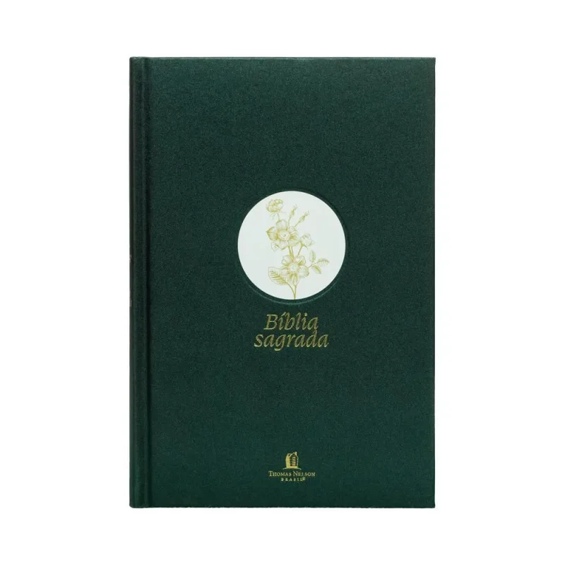 Bíblia Slim Nvi Letra Grande - Tecido Verde - LC - Livros