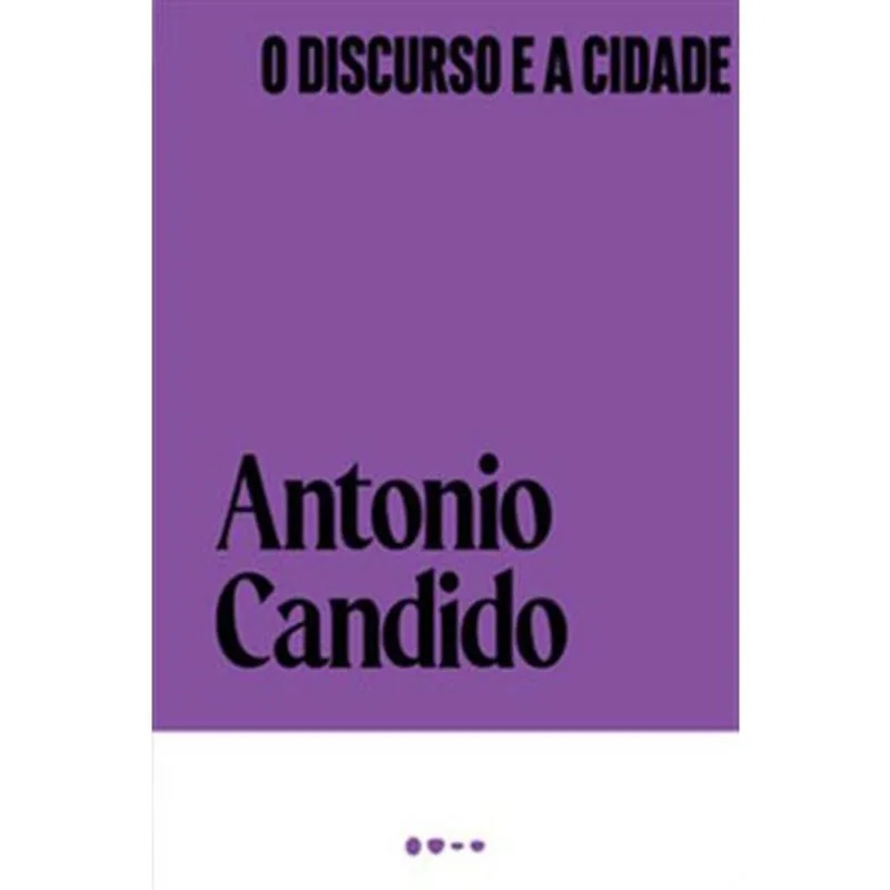 Livro O Discurso E A Cidade Todavia (MP)