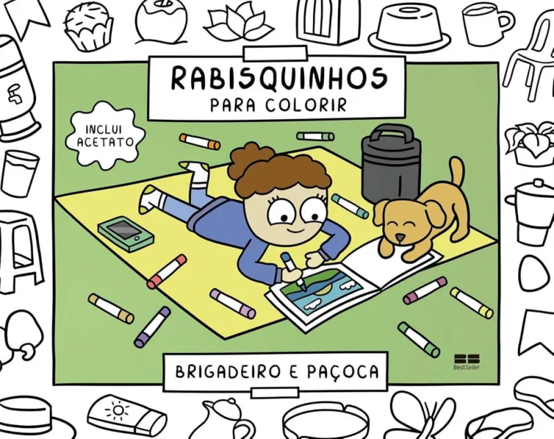 Rabisquinhos Para Colorir: Brigadeiro E Paçoca - LC - Livros