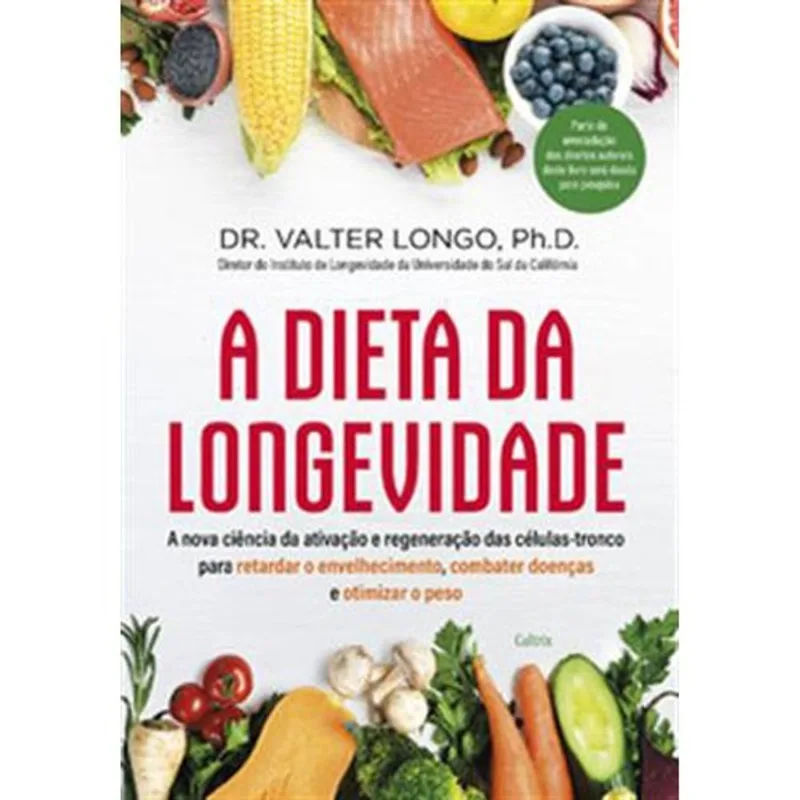 Livro A Dieta Da Longevidade Cultrix (MP)