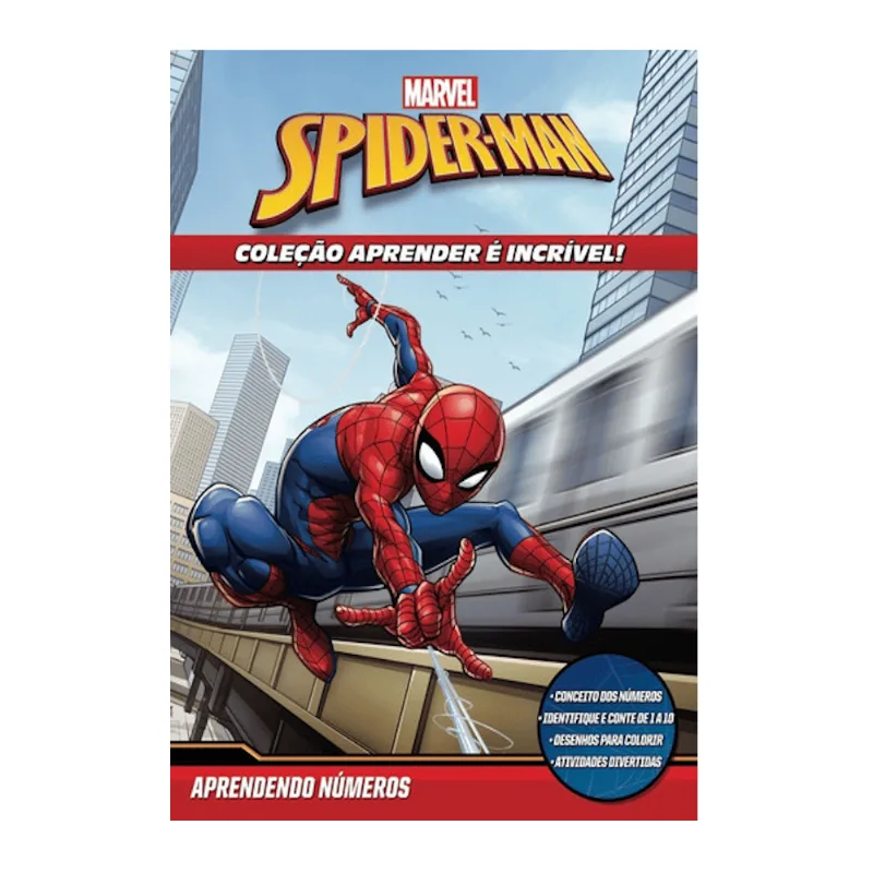 Aprender Incrível Marvel Homem Aranha - Aprendendo Números
