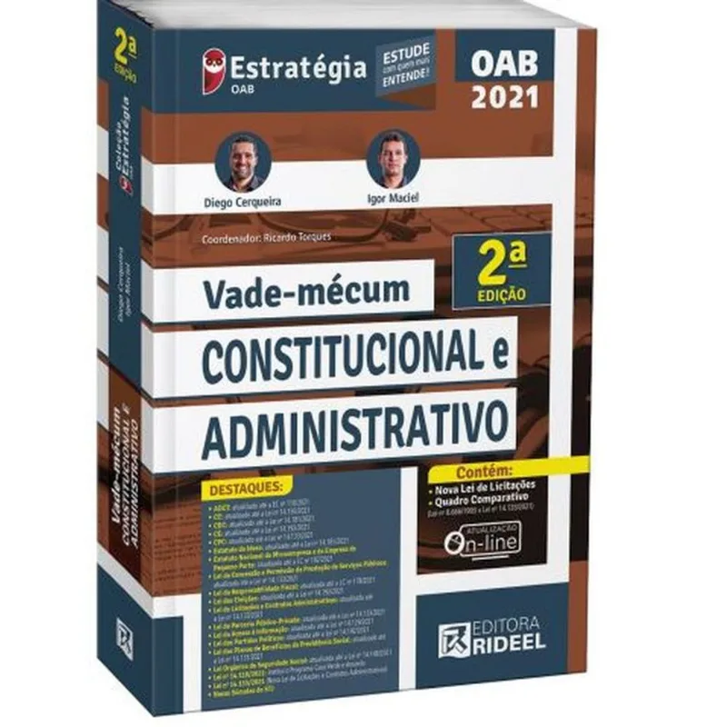 VADE-MÉCUM CONSTITUCIONAL E ADMINISTRATIVO - 2021