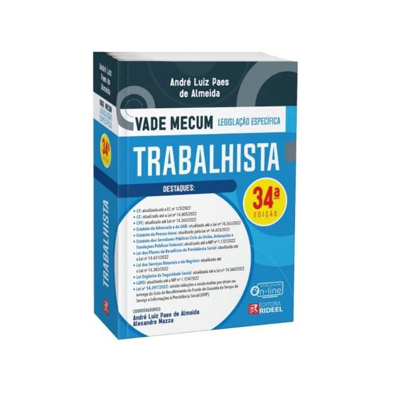 VADE MECUM TRABALHISTA - LEGISLAÇÃO ESPECÍFICA - 2022