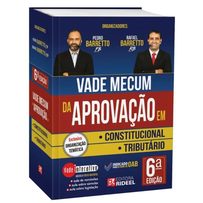VADE MECUM DA APROVAÇÃO EM CONSTITUCIONAL E TRIBUTÁRIO - 2022