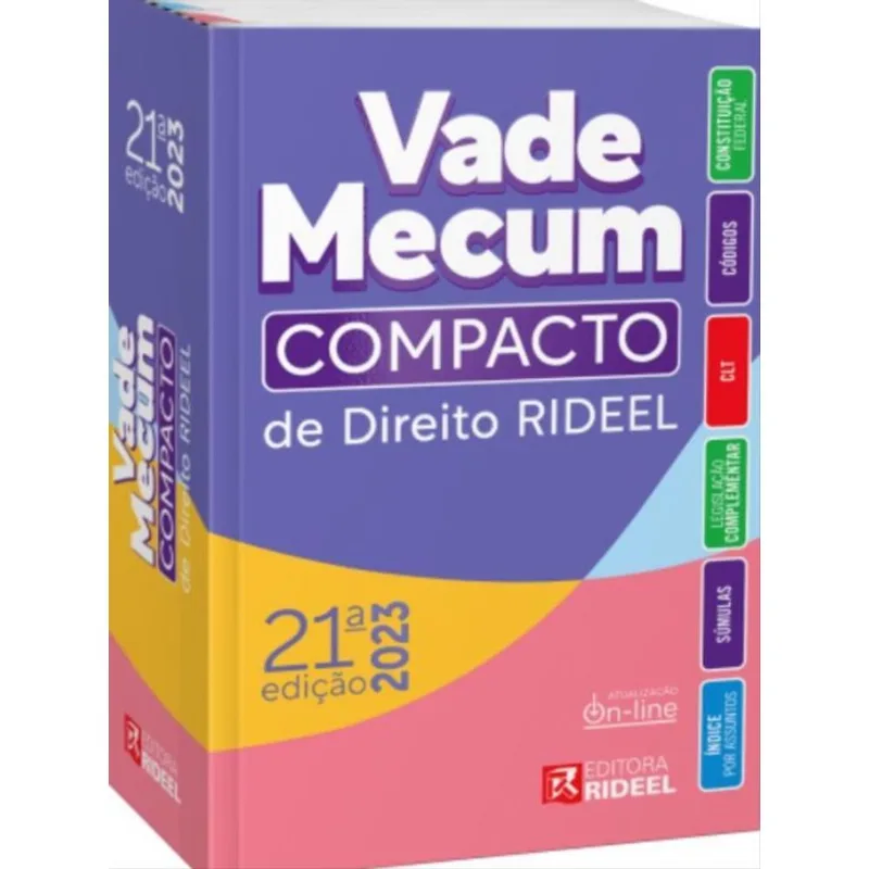 VADE MECUM COMPACTO DE DIREITO RIDEEL - 2023