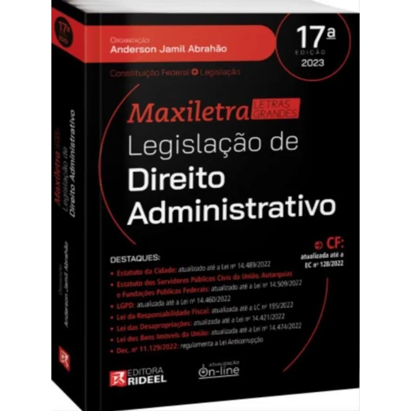 LEGISLAÇÃO DE DIREITO ADMINISTRATIVO - 2023