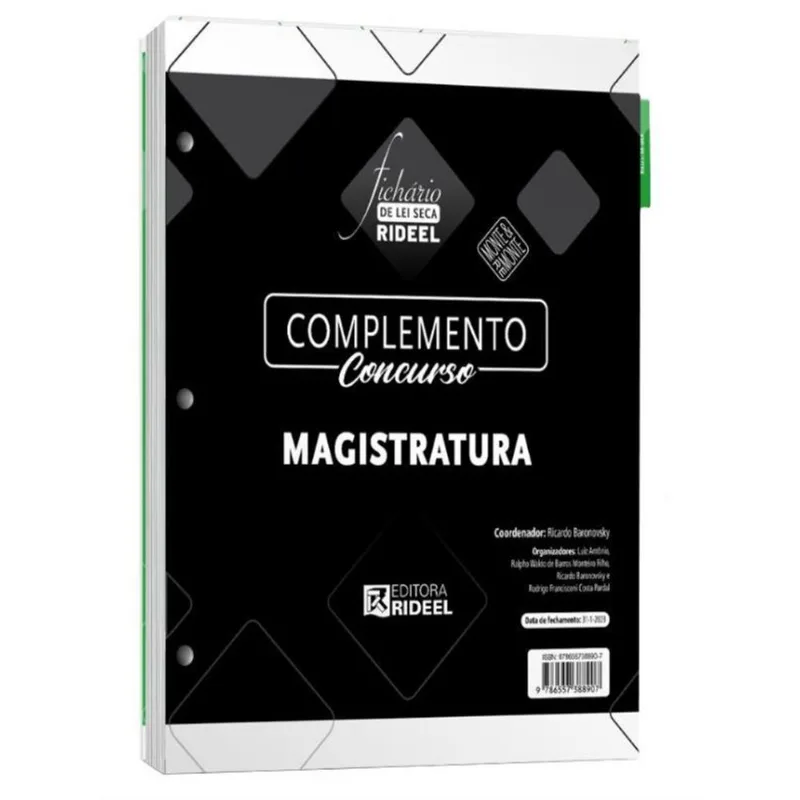 COMPLEMENTO - CONCURSO MAGISTRATURA - FICHÁRIO DE LEI SECA - 2023