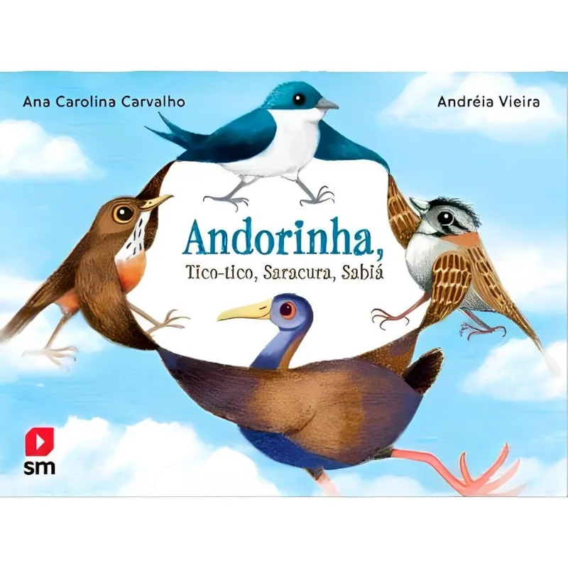 Livro Andorinha Tico Tico Saracura E Sabia Editora SM (MP)