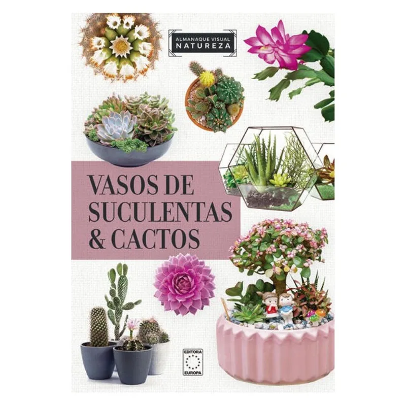 ALMANAQUE VISUAL NATUREZA - VASOS DE SUCULENTAS & CACTOS