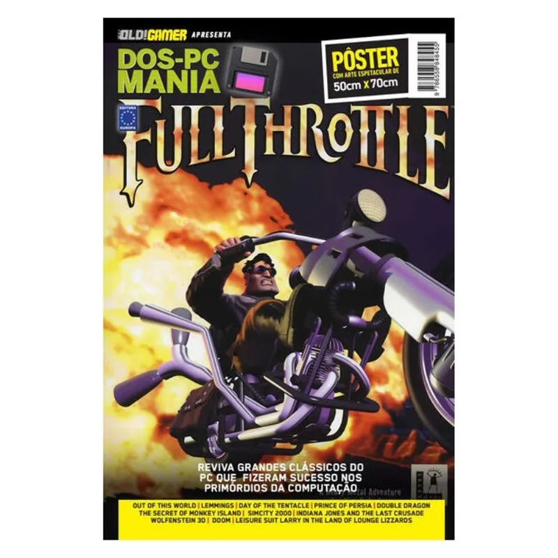 FULL THROTTLE - SUPERPÔSTER DOS-PC MANIA