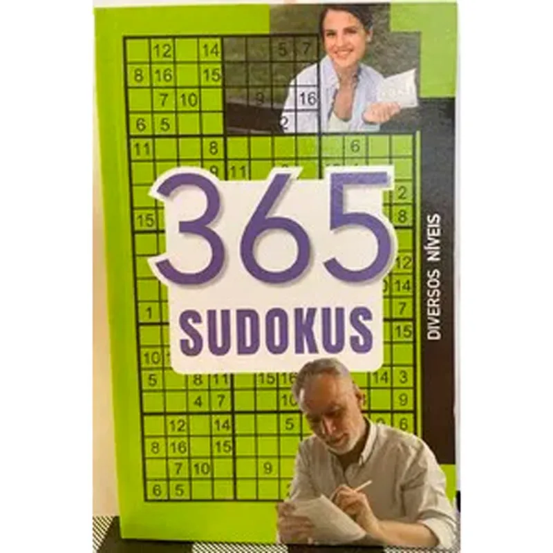 Livro 365 Sudokus Editora Pé Da Letra (MP)