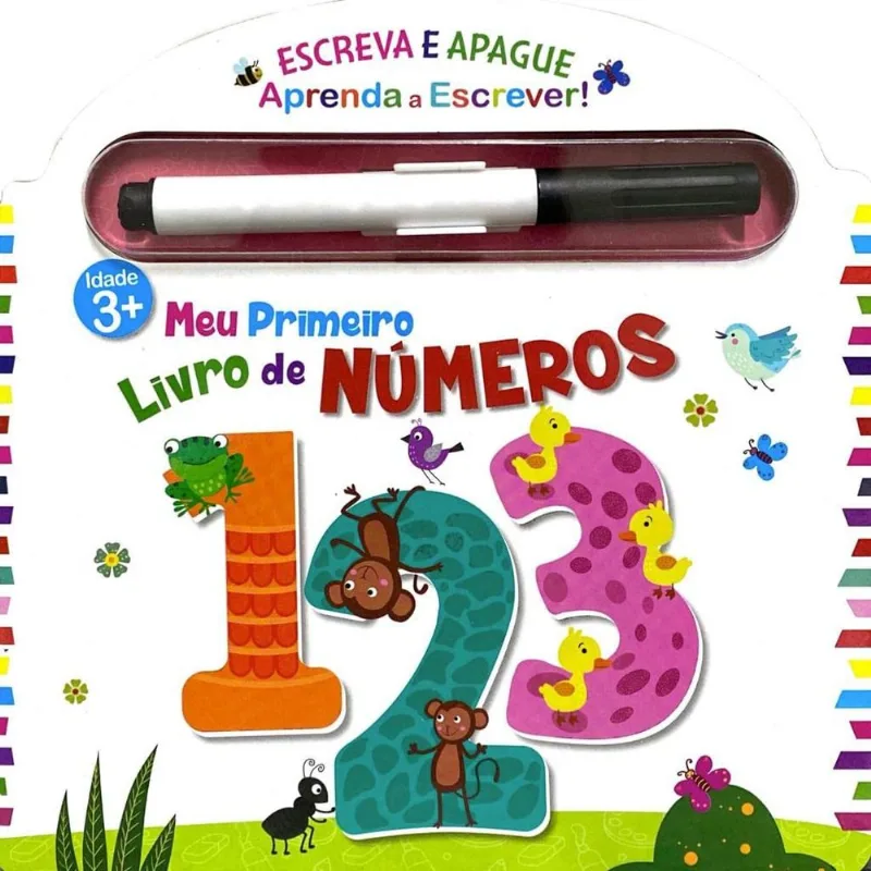 Escreva E Apague Aprenda A Escrever – Meu Primeiro Livro De Números