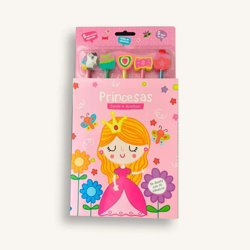 Escolha Seu Tema - Livro Infantil - Colorir É Divertido! - Princesas