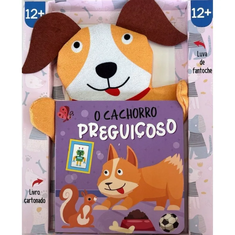 Livro Fantoche - O Cachorro Preguiçoso