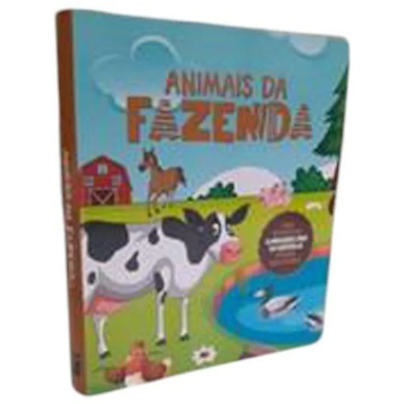 LIVRO COLEÇÃO ABAS CURIOSAS - ANIMAIS DA FAZENDA (MP) - PÉ DA LETRA
