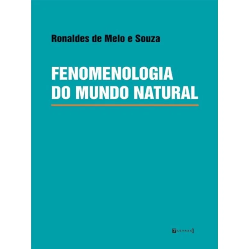 FENOMENOLOGIA DO MUNDO NATURAL