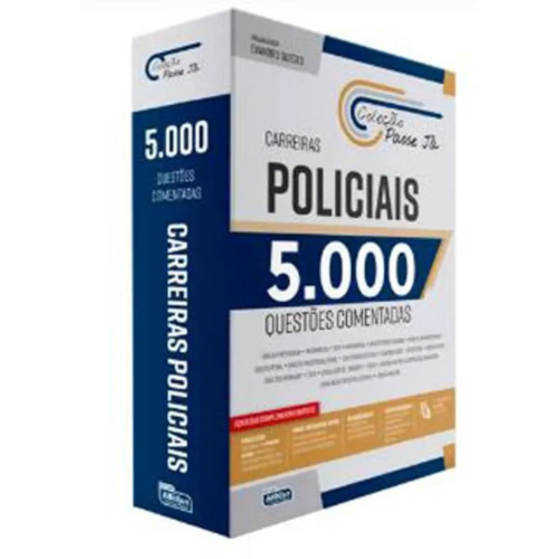 PASSE JÁ 5000 QUESTÕES COMENTADAS - CARREIRAS POLICIAIS 2021