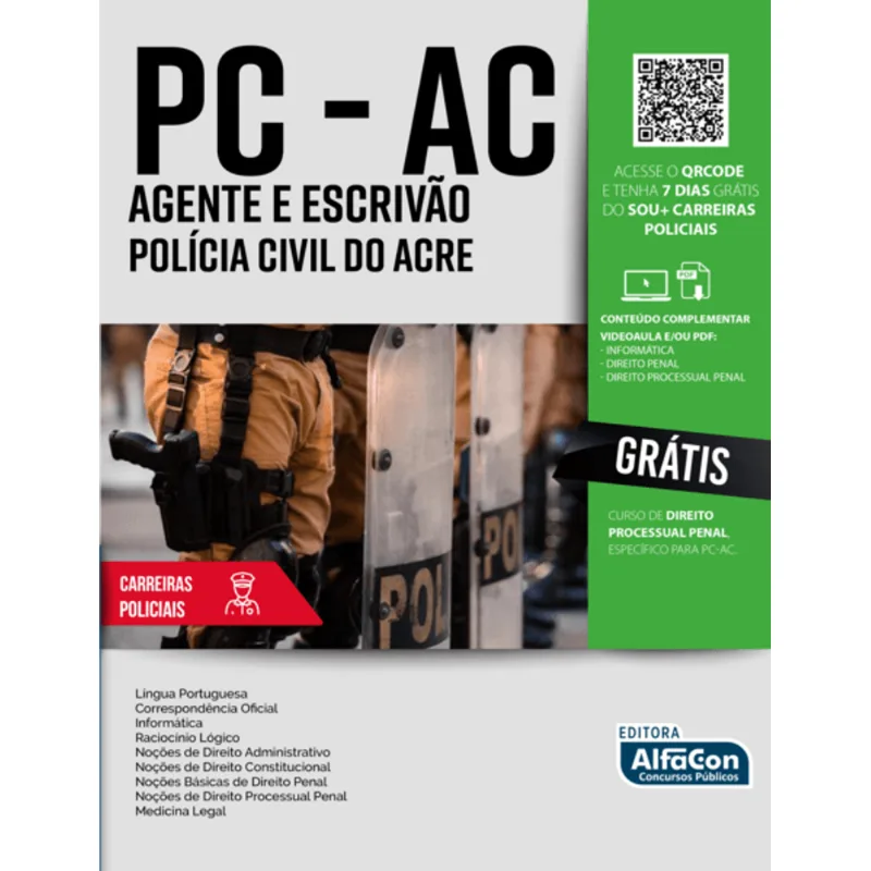 AGENTE E ESCRIVÃO DE POLÍCIA CIVIL - POLÍCIA CIVIL DO ACRE - PC AC