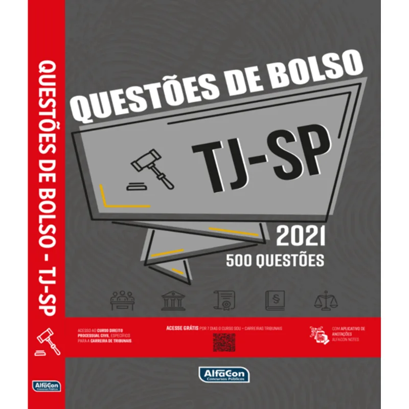 QUESTÕES DE BOLSO - TRIBUNAL DE JUSTIÇA DO ESTADO DE SÃO PAULO - TJ SP