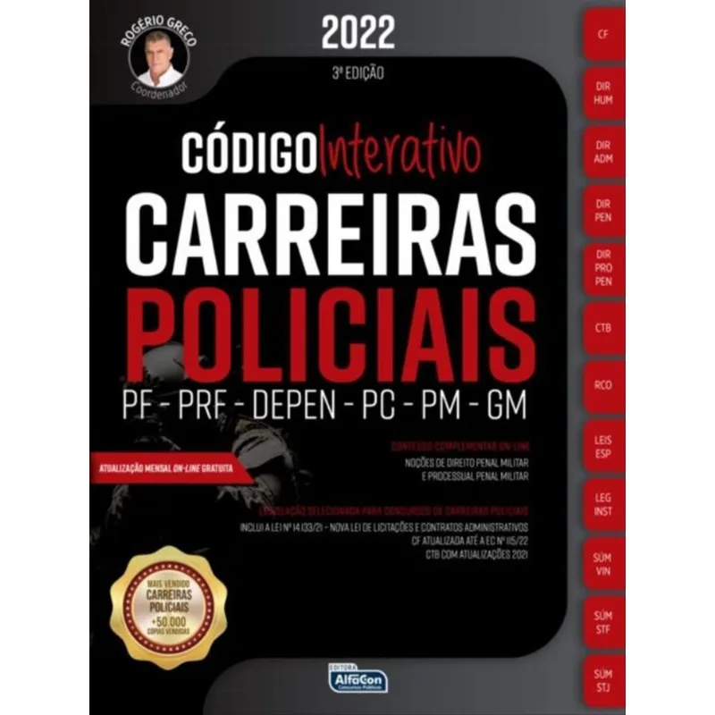 CÓDIGO INTERATIVO ALFACON CARREIRAS POLICIAIS - 2022