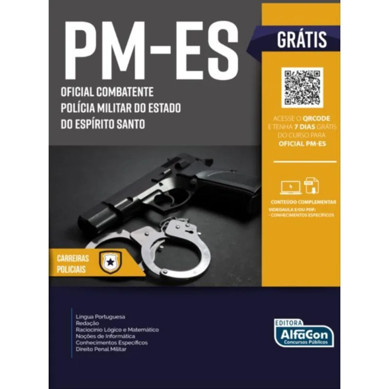 OFICIAL COMBATENTE - POLÍCIA MILITAR DO ESTADO DO ESPÍRITO SANTO – PM ES