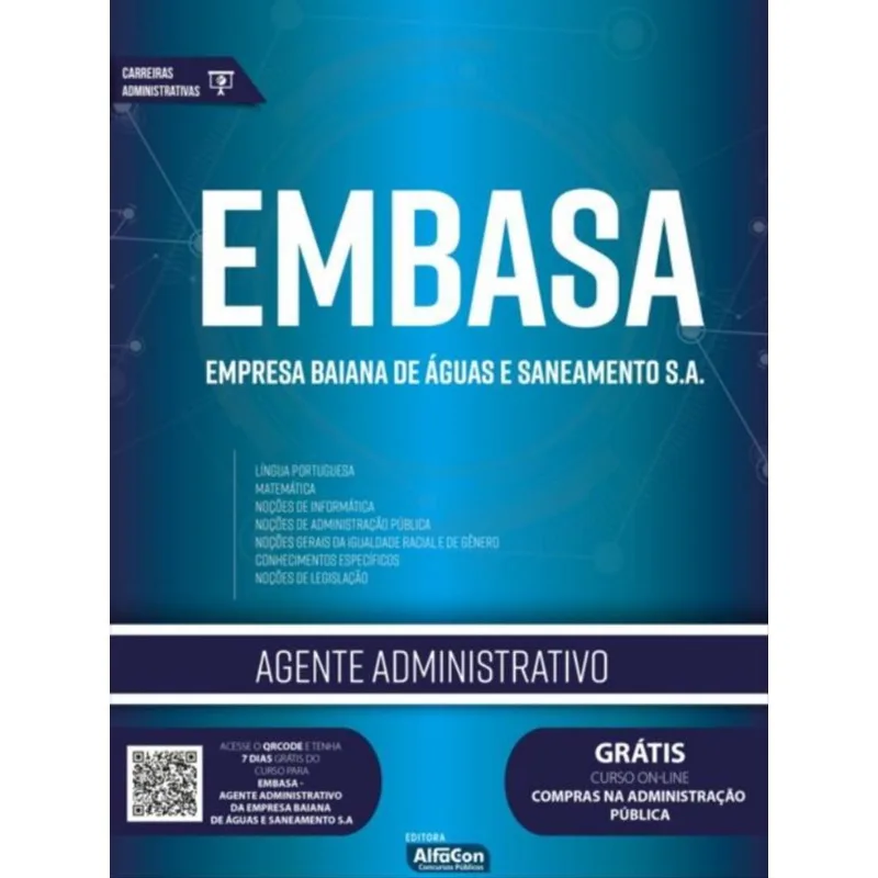 AGENTE ADMINISTRATIVO - EMPRESA BAIANA DE ÁGUAS E SANEAMENTO SA - EMBASA