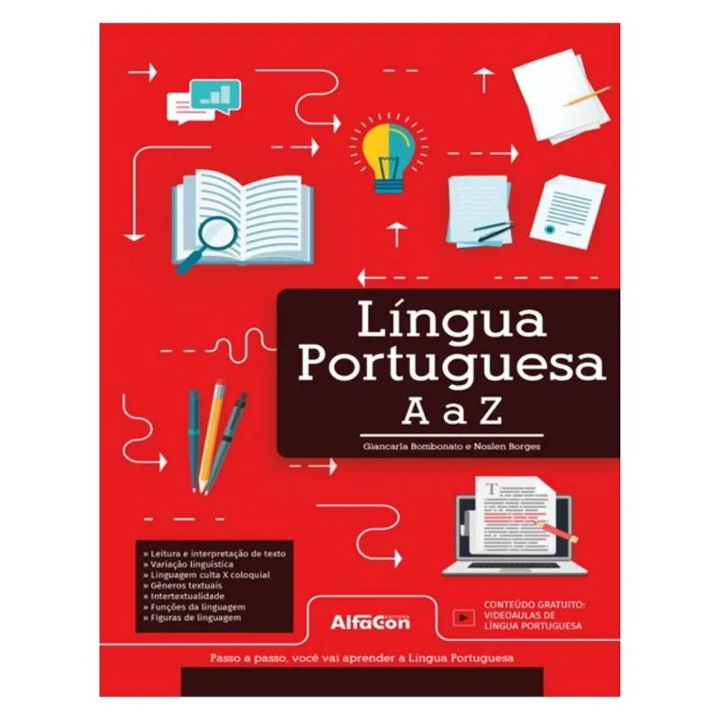 LIVRO LÍNGUA PORTUGUESA DE A A Z